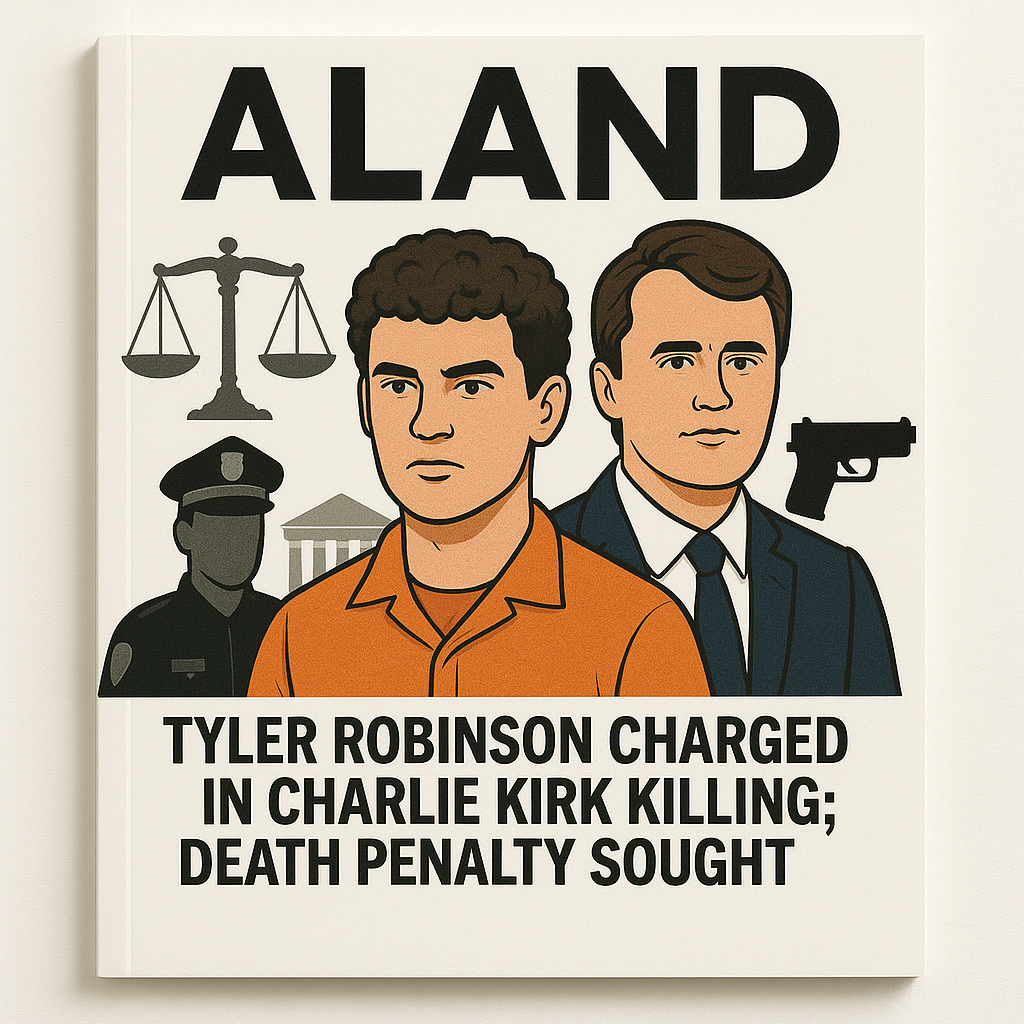 ALAND Magazine Cover – Tyler Robinson & Charlie Kirk Case